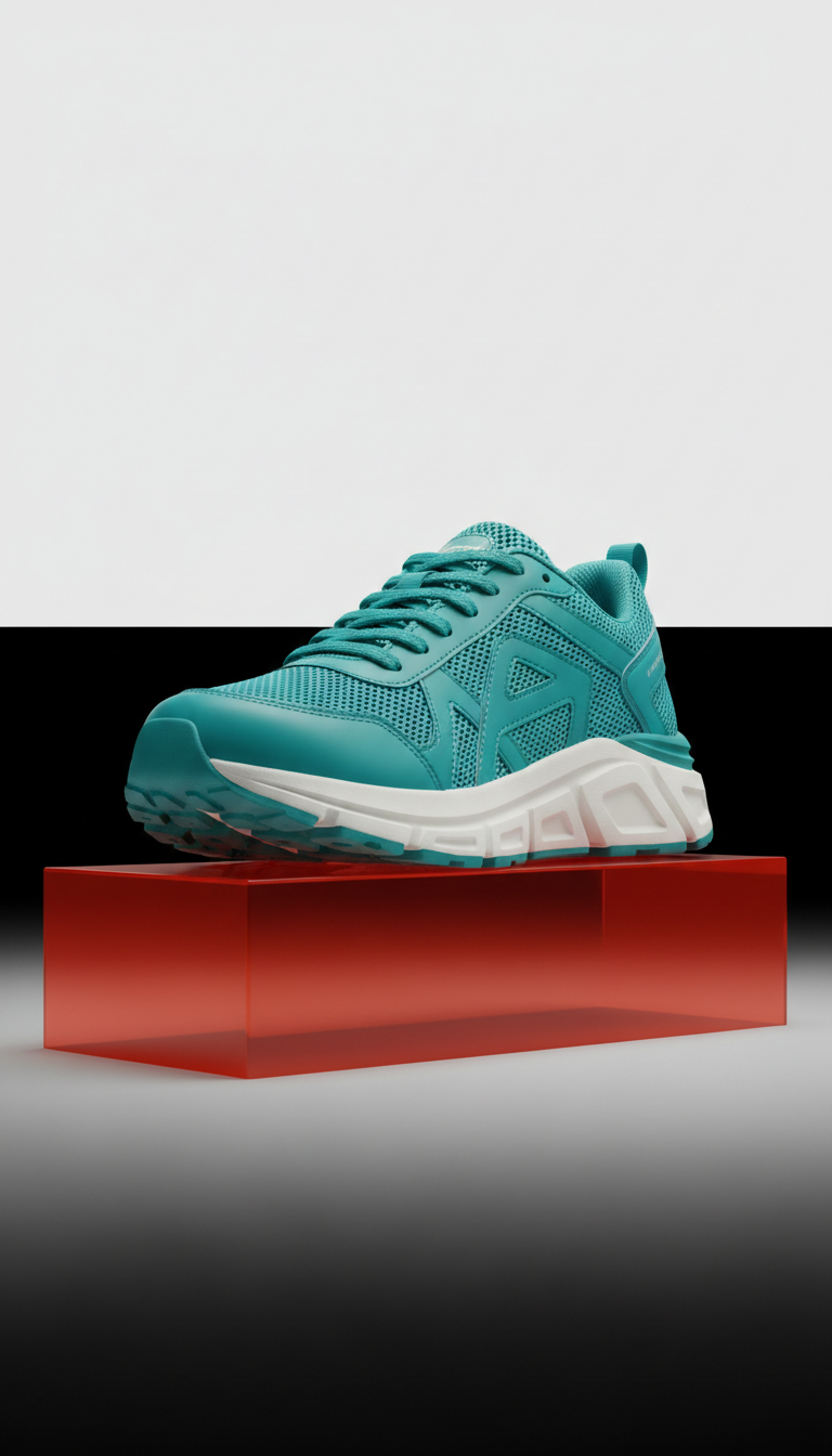runner mesh Vivid Teal ultra-léger